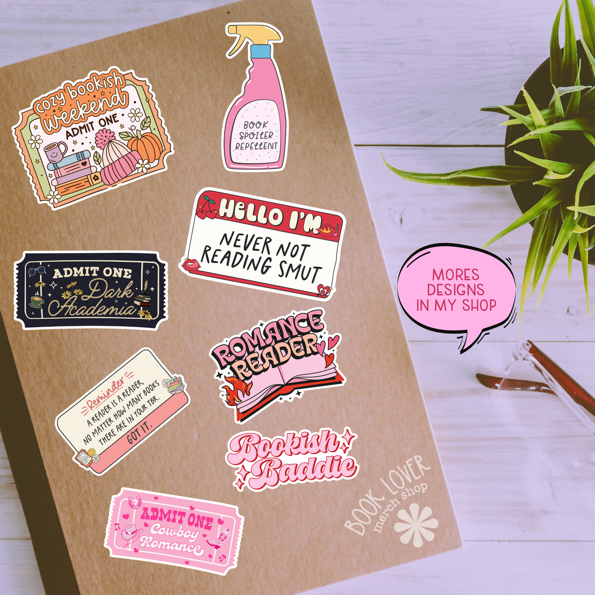 Chasing That Scolastic Book Fair High Stickers / Bookish