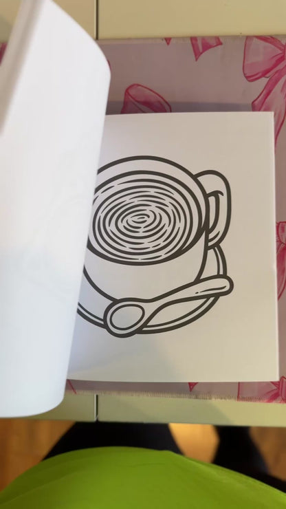 Cute & Groovy Coloring Book