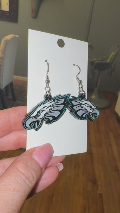 Hand-Painted Acrylic Spirit Earrings – Custom Pride Jewelry