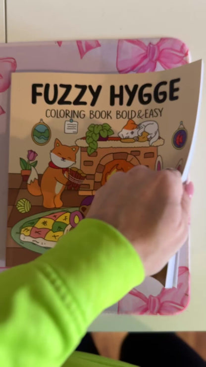 Fuzzy Hygge Coloring Book