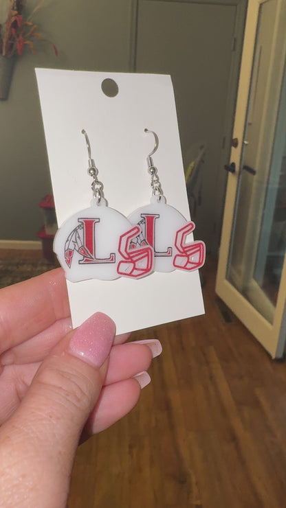 Hand-Painted Acrylic Spirit Earrings – Custom Pride Jewelry
